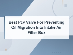 Best Pcv Valve to Stop Oil Migration Into Your Air Filter Box